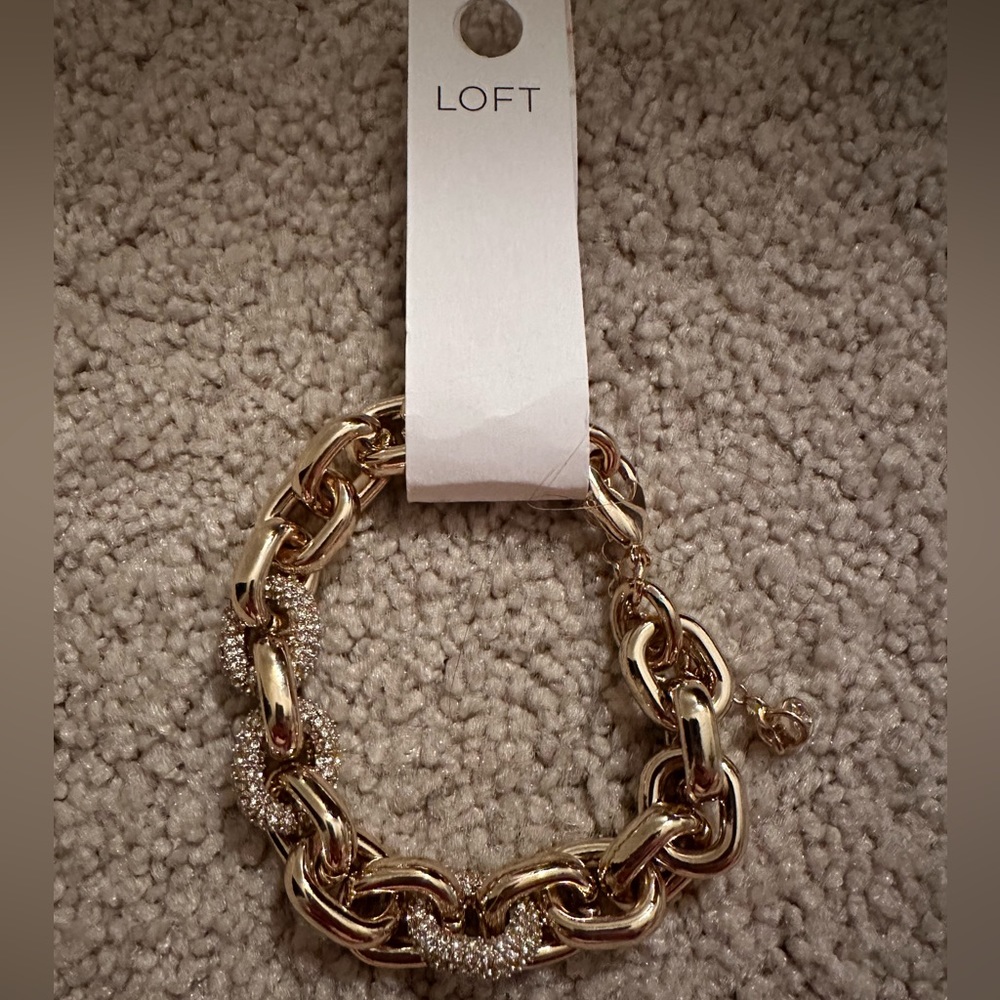 Pave Chain Link Bracelet
